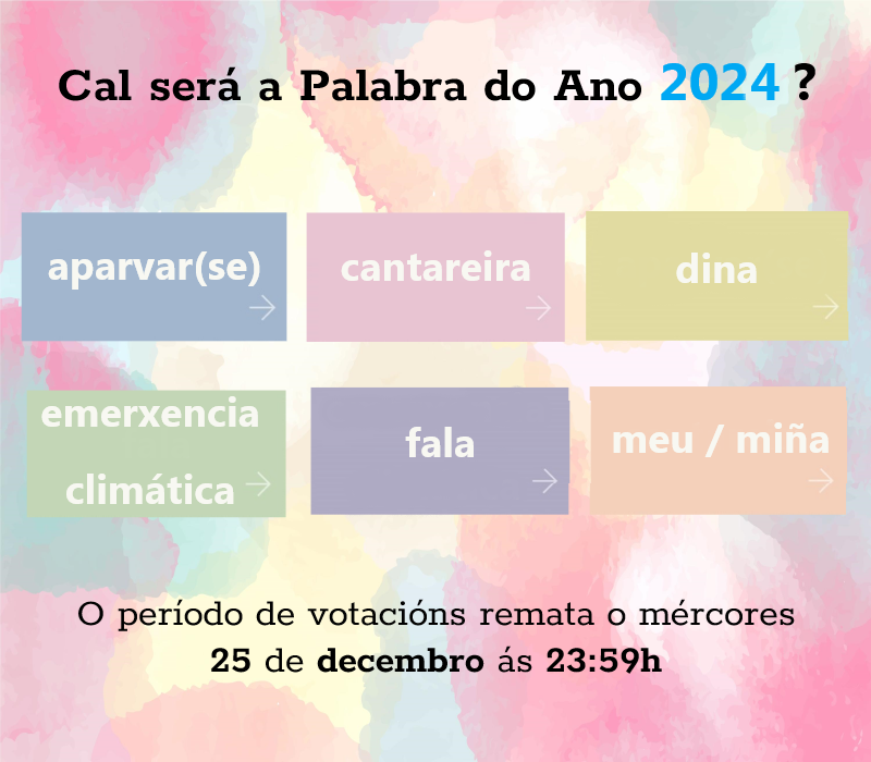 Cal será a Palabra do Ano 2024? Participa na votación